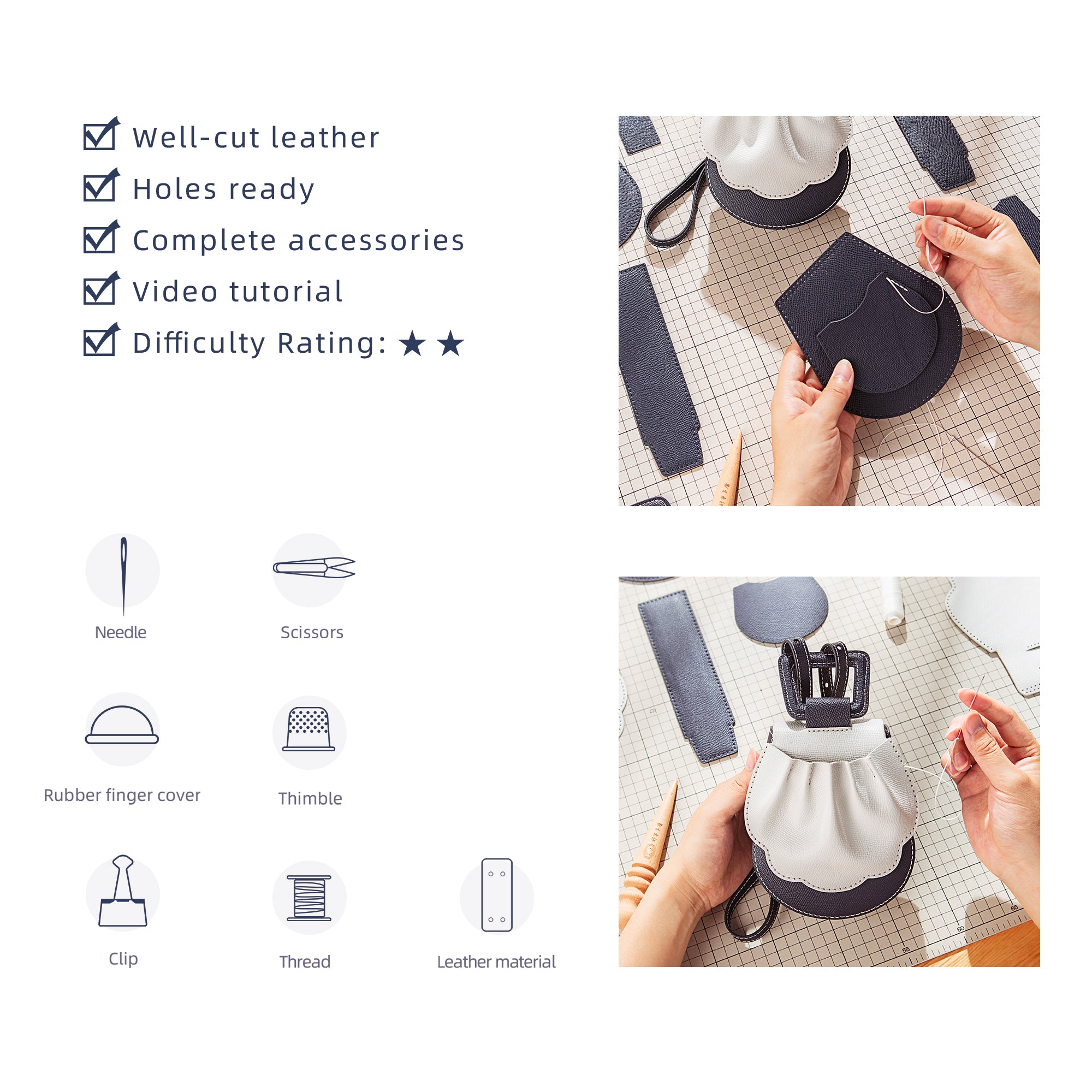 DIY Bag Kits - Mini Shell Crossbody Bag
