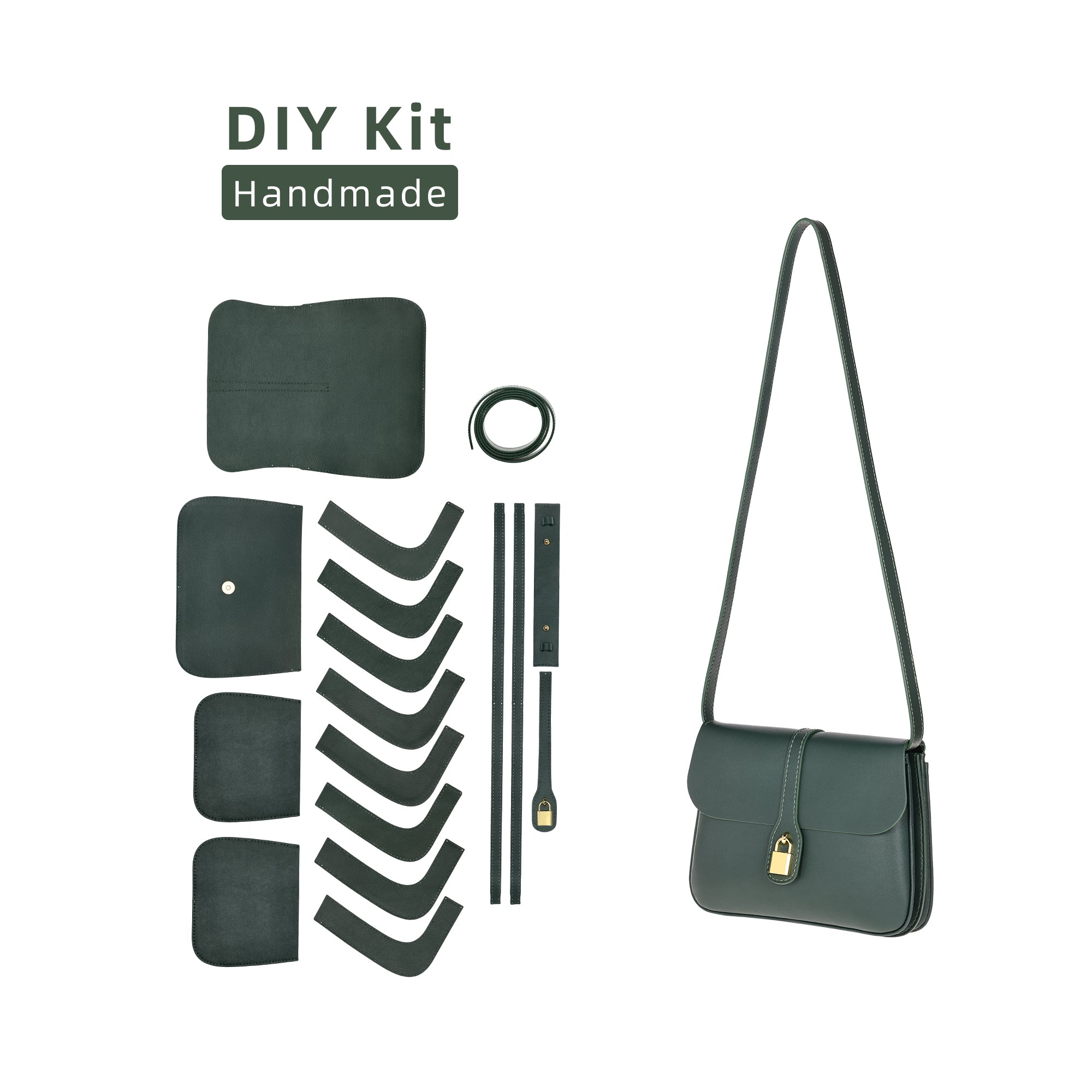 DIY Crossbody Bag Kit Lock Trim