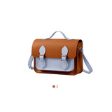 Colorblock Leather Cambridge Bag Kit-Large Size