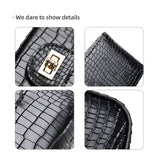DIY Crossbody Bag Kit Crocodile Pattern-Black