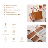 DIY Crossbody Bag Kit Canvas Inner Bag-Brown