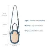 DIY Bag Kits - Original Design Niche Retro Contrast Color Handbag