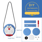 DIY Leather Kits——Super cute Doraemon Cross Body Bag